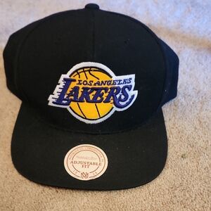 Mitchell & Ness Black Los Angeles Lakers Hat